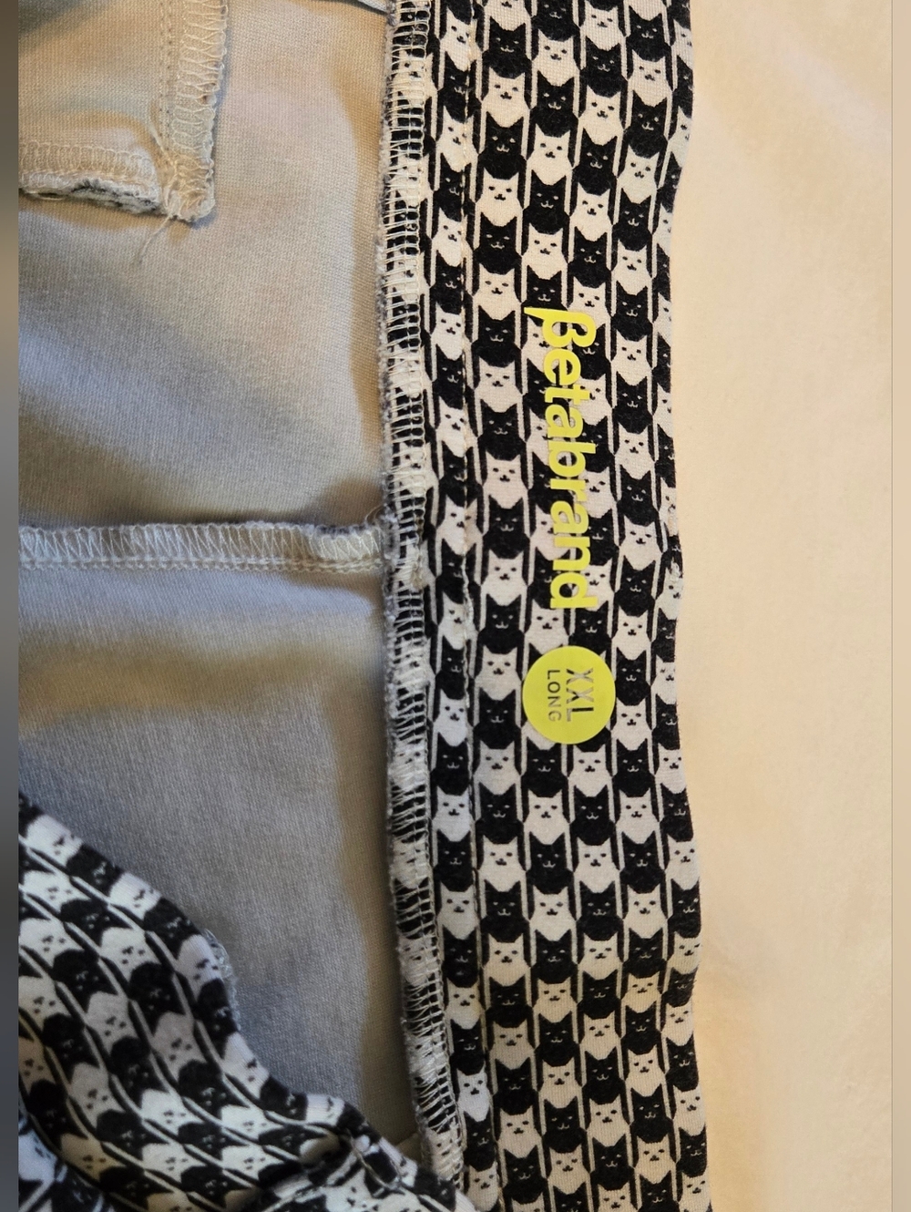 Betabrand Black and White Catstooth Pants XXL Long - Picture 3 of 6